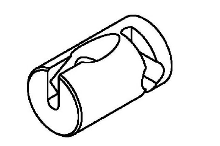 Picture of Silver Satin Left Side Cable Clamp
